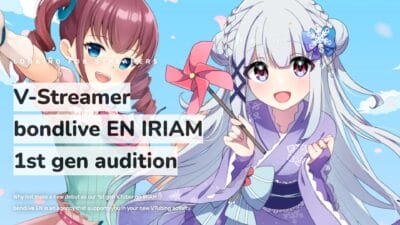 V-Streamer bondlive EN IRIAM 1st gen audition